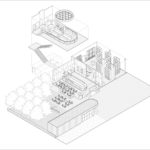 MoDusArchitects Loacker Galaxy assonometria