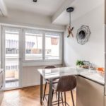 Oknoplast Prolux Evolution finestre a tutta luce per un appartamento a Roma