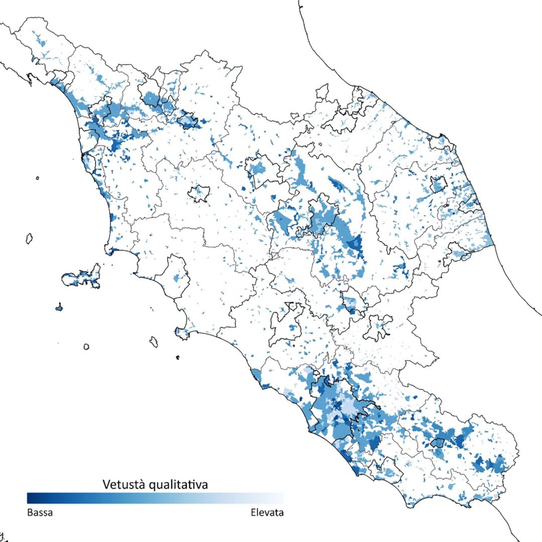 Scenari Immboliari distribuzione per vetustà qualitativa del atrimonio immobiliare residenziale in Italia