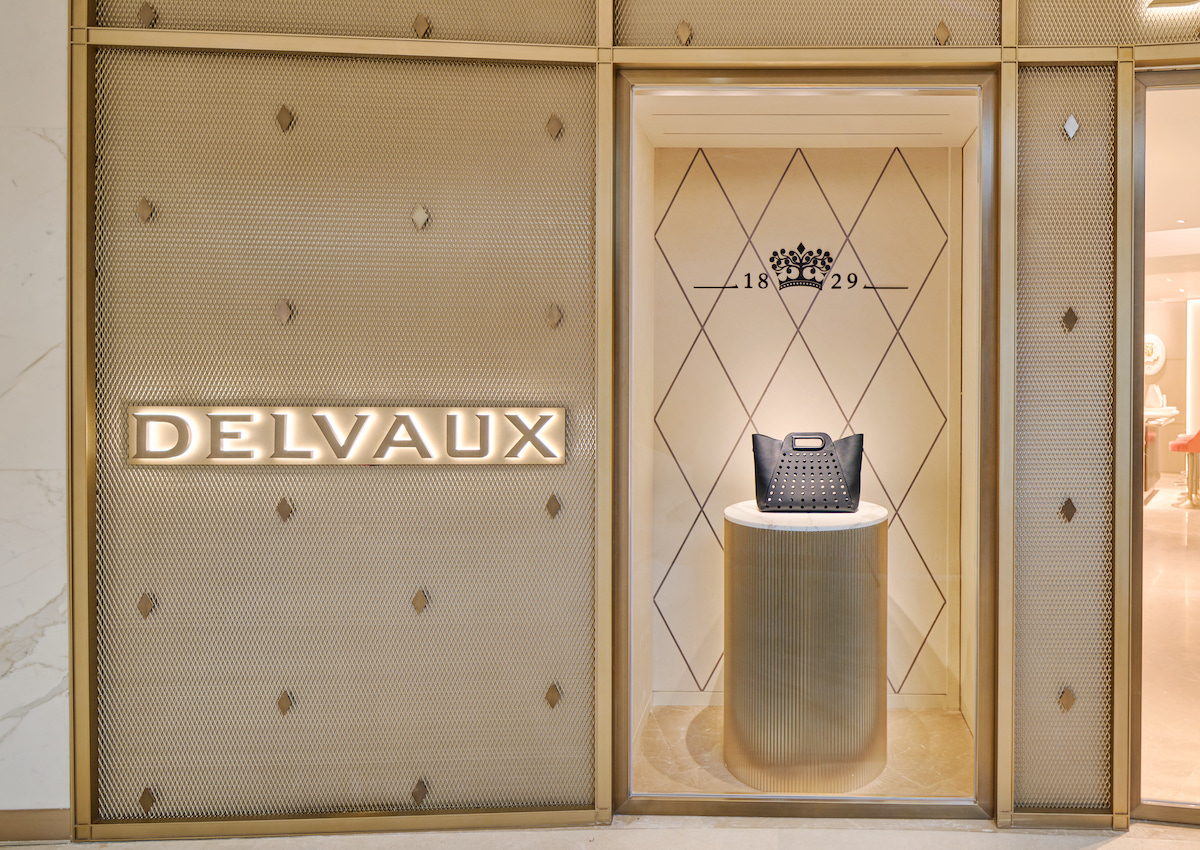 Vudafieri-Saverino progettazione negozi Delvaux