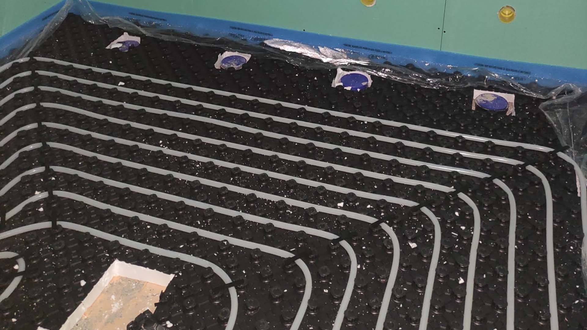 Wavin impianto radiante a pavimento scuola di Feletto