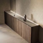 antoniolupi Lineadacqua mobile terra con cassetti chiusi