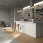 Casalgrande Padana Elements combinazione bianco micro-bianco tela