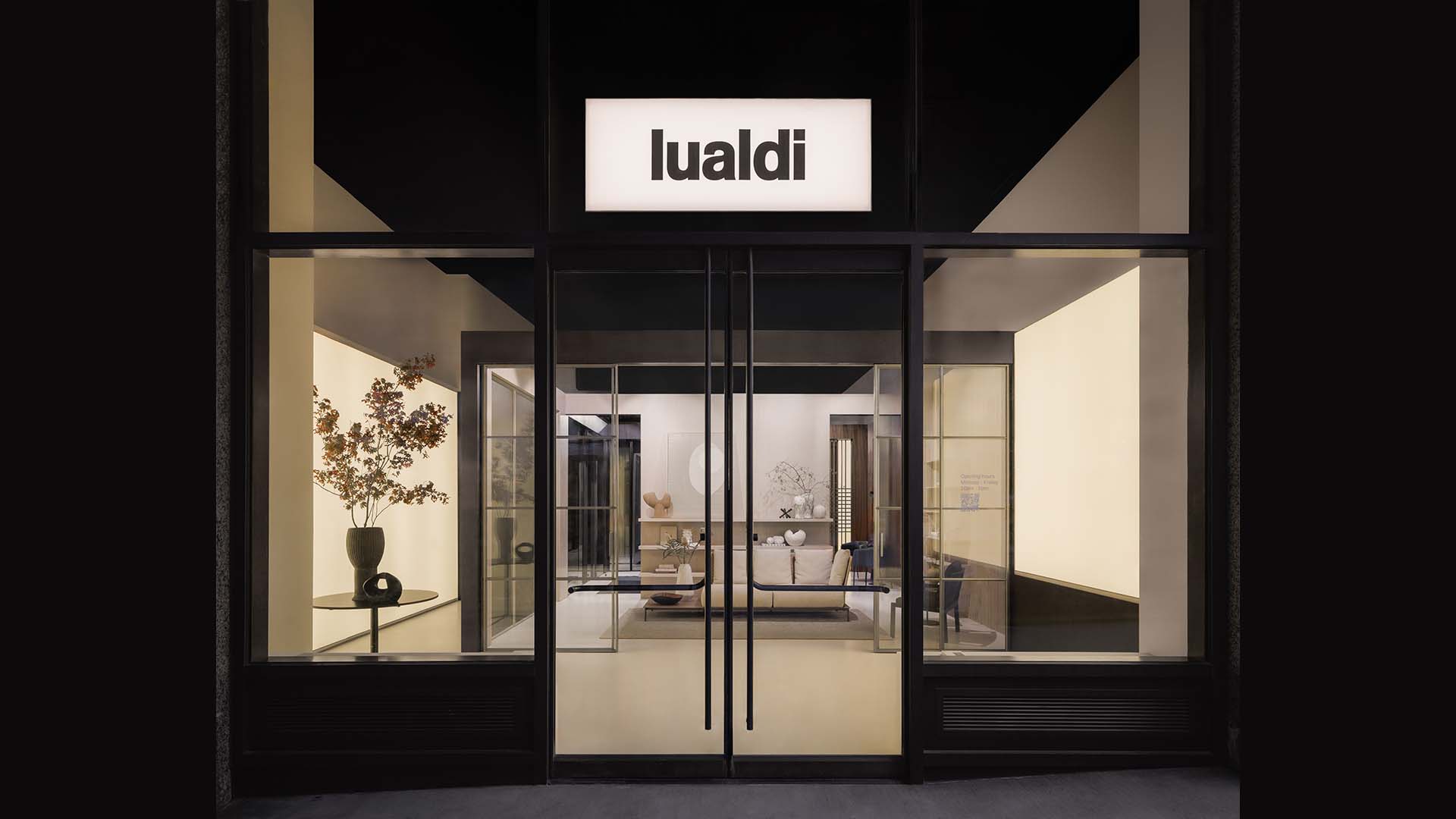 Lualdi nuovo showroom a New York ingresso