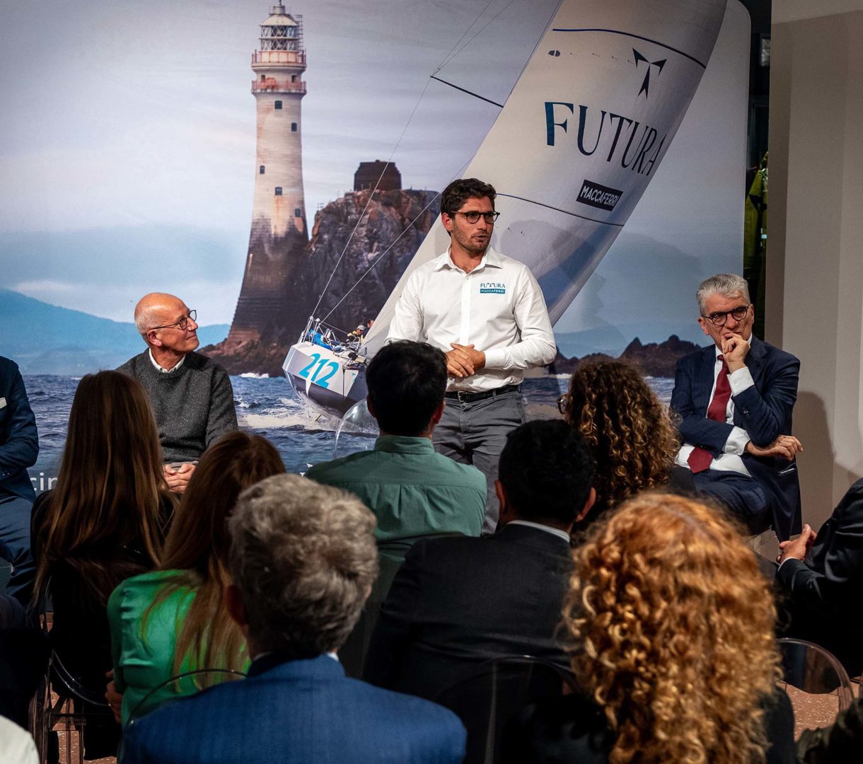 Luca Rosetti skipper Maccaferri Futura, Marco Emilio Orlandi magnifico rettore dell’Università di Milano-Bicocca
