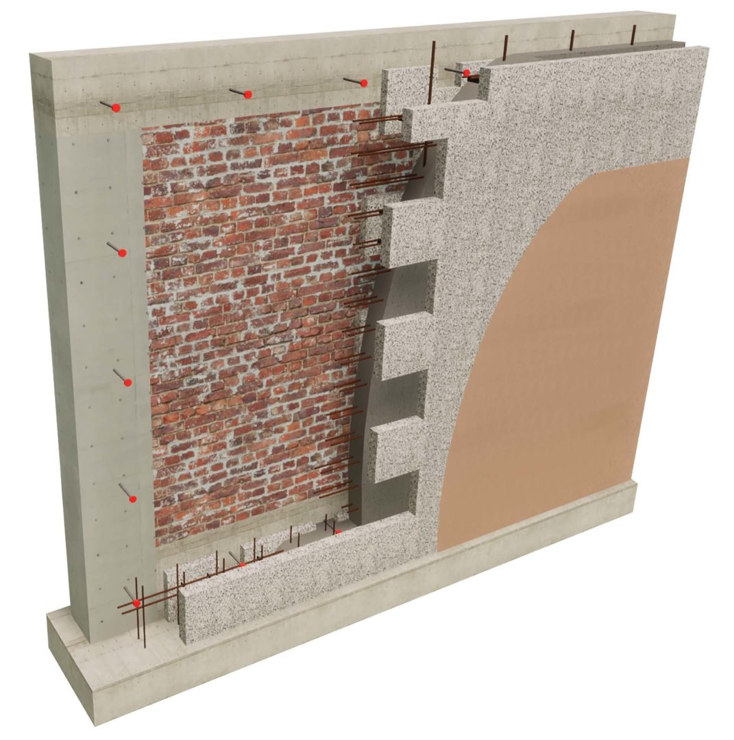 Pontarolo Engineering applicazione di Climablock come guscio antisismico