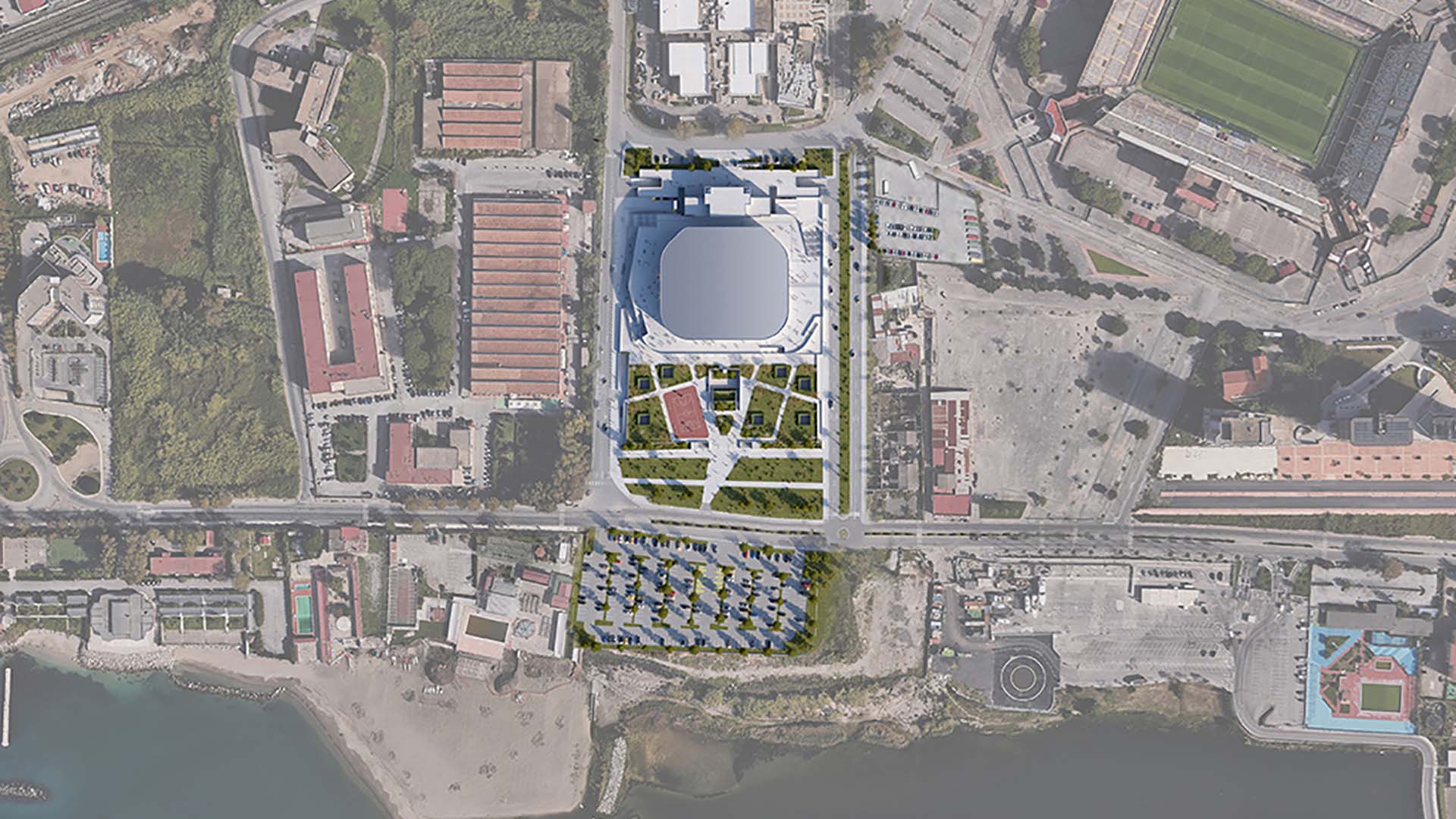 Sportium Palasport Arena Salerno vista contesto