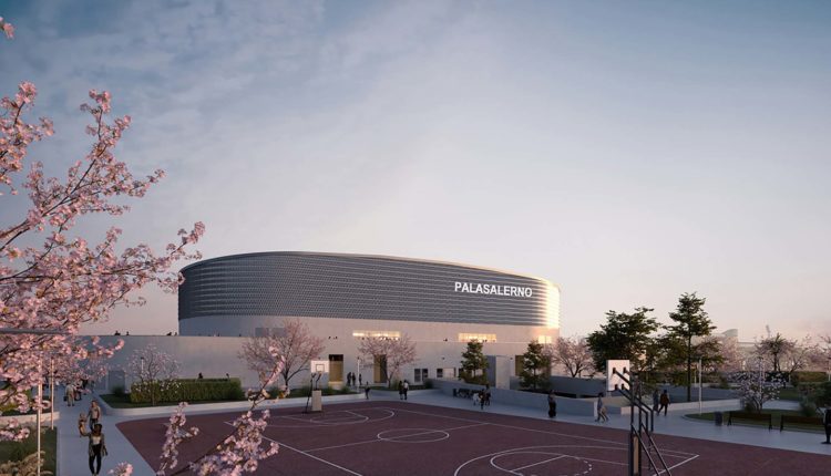 Sportium Palasport Arena Salerno vista dal playground