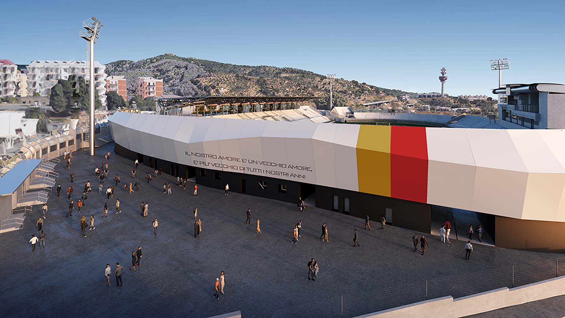 Sportium Stadio Ceravolo la facciata