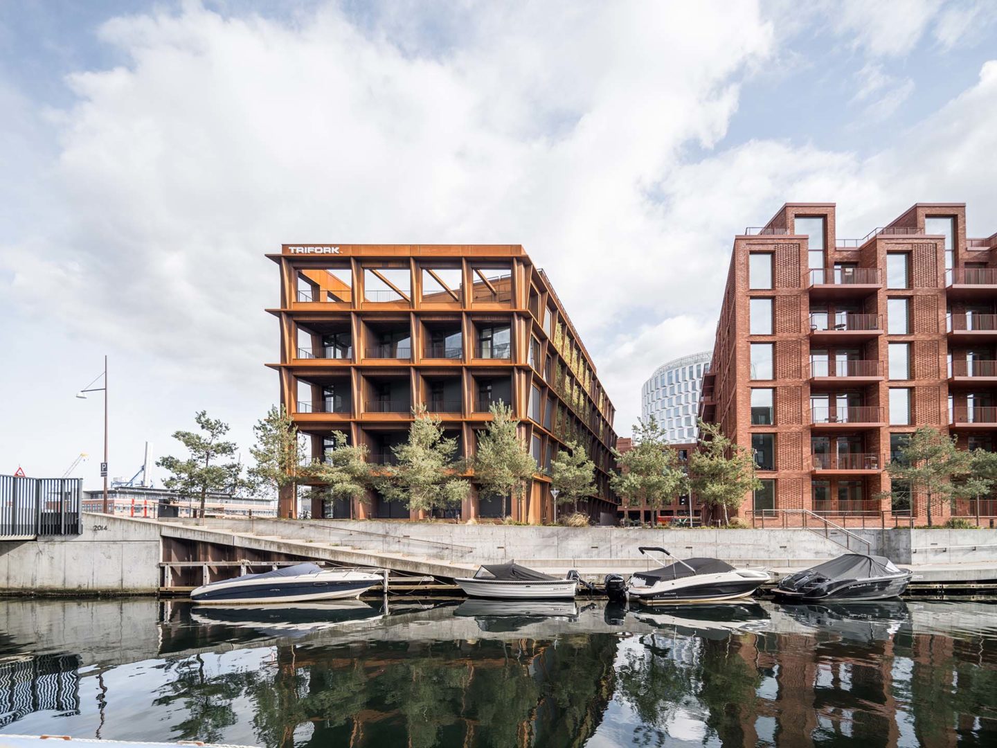 Vista della facciata sud