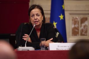 Federica Brancaccio, presidente Ance, apre i lavori della seconda giornata di Città nel futuro 2030-2050
