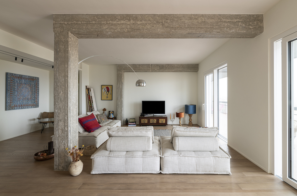 Casa Ciak la zona living ©Vito Corvasce