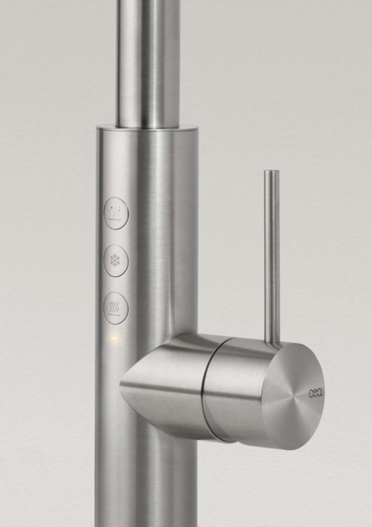 Dettaglio del rubinetto Ceadesign Etw29, finitura satin