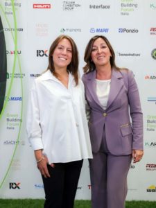 Da sinistra Alice Matteucci Southern Europe Head of Sustainability di Hilti e Veronica Pirovano Executive di Hilti Italia