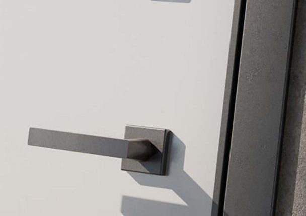 Dierre D180 special edition the grey collection dettaglio della maniglia dallas