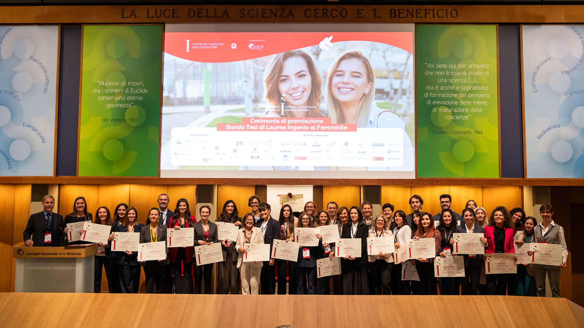 Ingenio al Femminile tutte le premiate