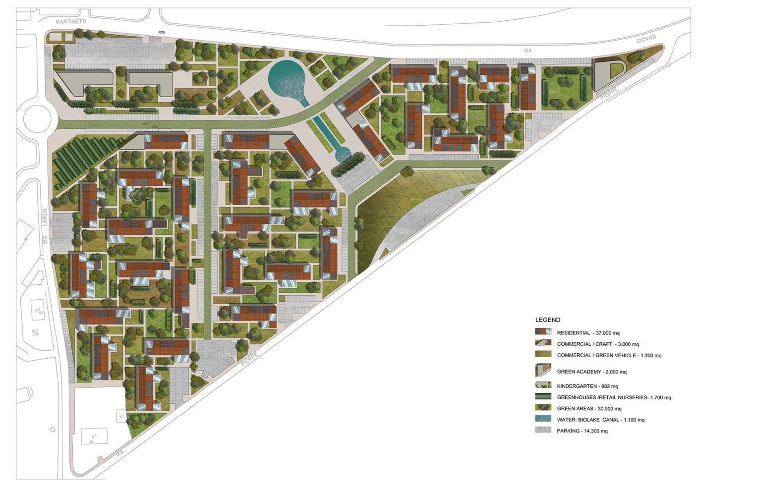 Masterplan del Green District Bologna