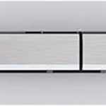 Placca di comando Sigma50 square bianca con tasto cromato