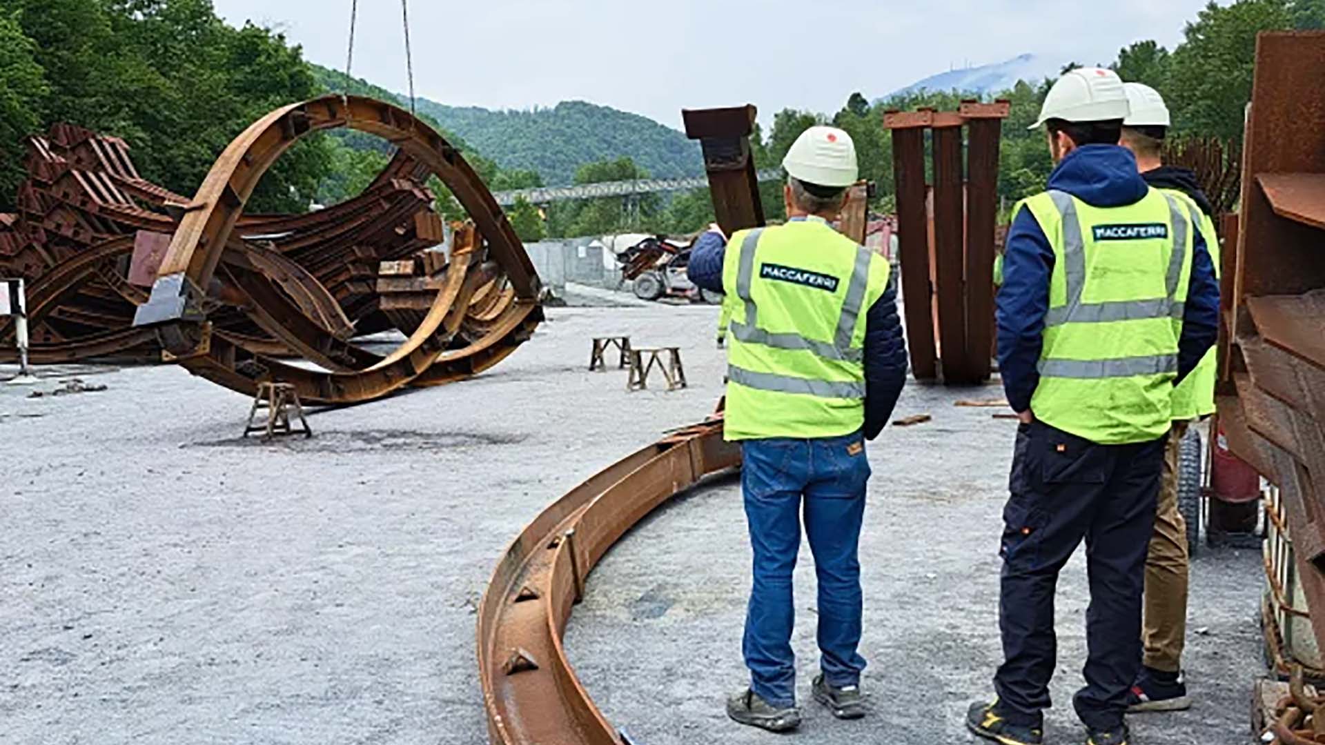 Tecnici Maccaferri al lavoro