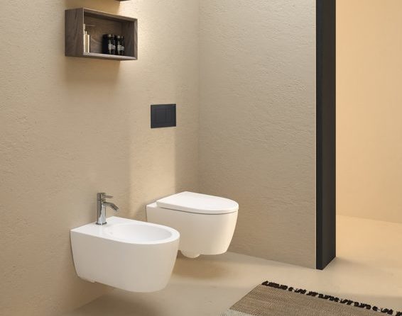 Wc e bidet iCon placca di comando Sigma40 square