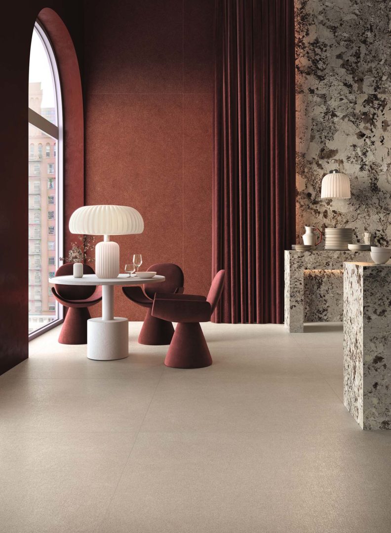 Cotto D'Este arketipo pulvissolida honed carminiosolida natural allure alaska