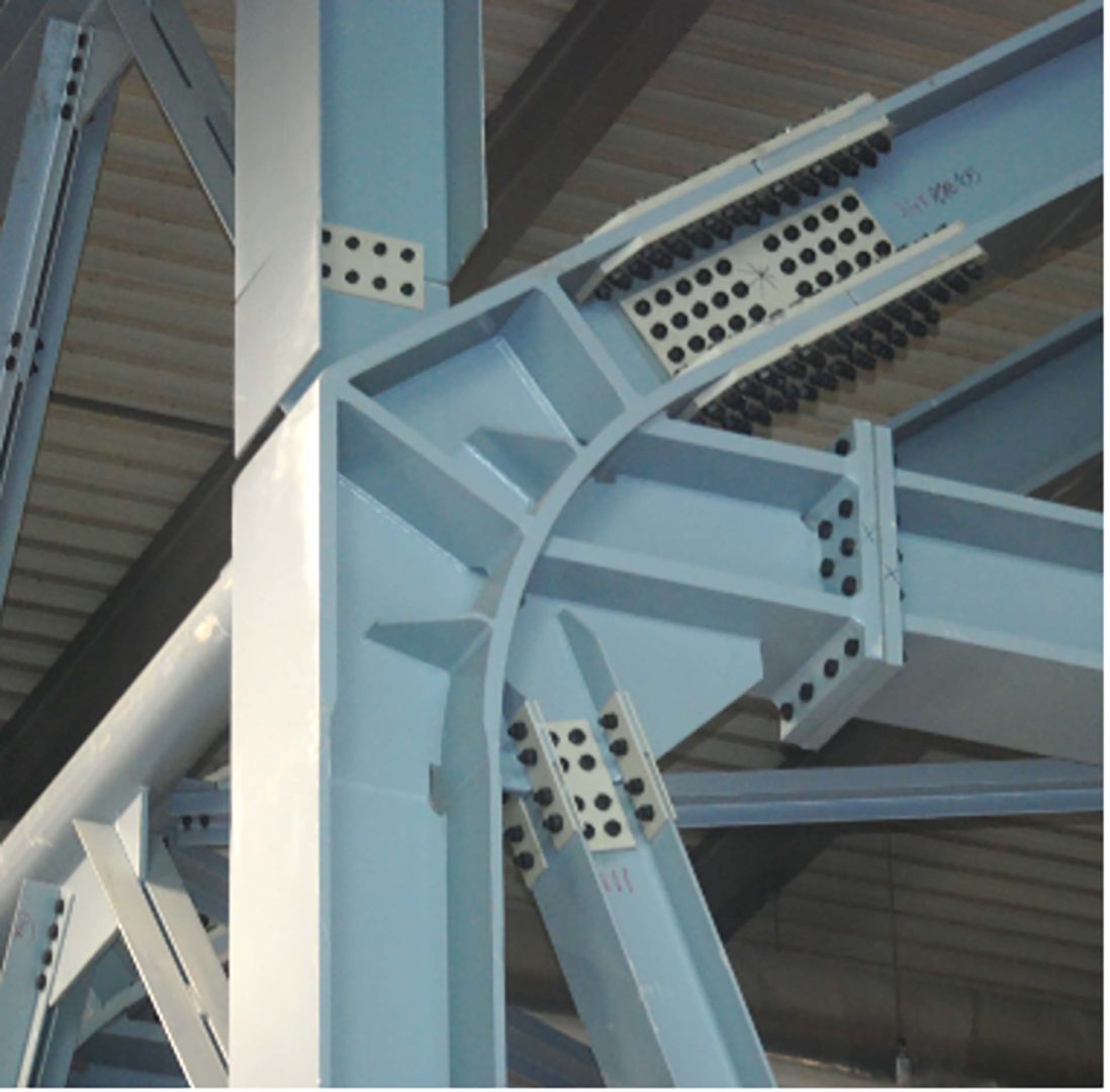 Dettagli della struttura esistente in acciaio