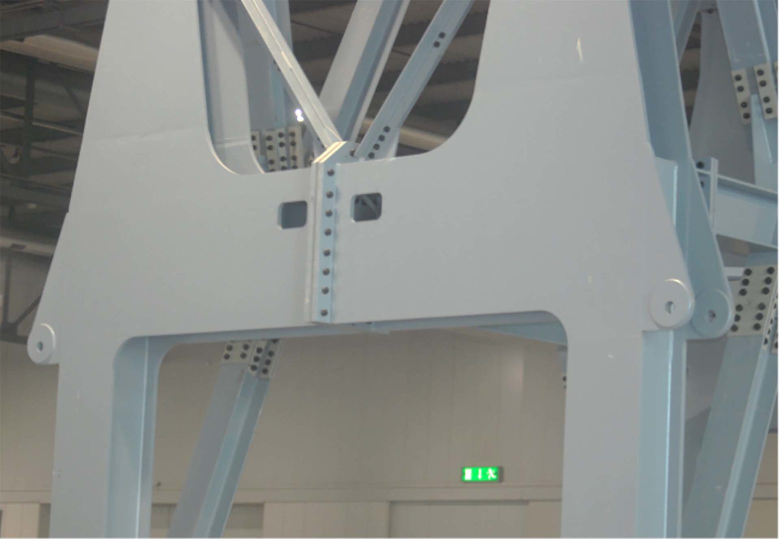 Dettagli della struttura esistente in acciaio