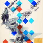 Marazzi 1958: manifesto pubblicitario dei pavimenti maiolica