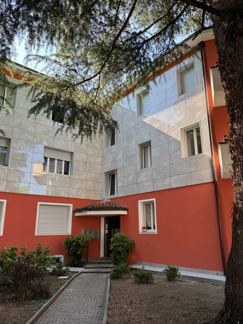 Palazzina Ambrosiana srl via Schivardi a Brescia dopo gli interventi di riqualificazione con le soluzioni Settef