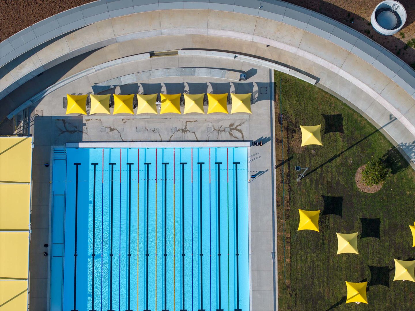 Parramatta Aquatic Center realizzato con la tecnologia modulare di Myrtha Pools