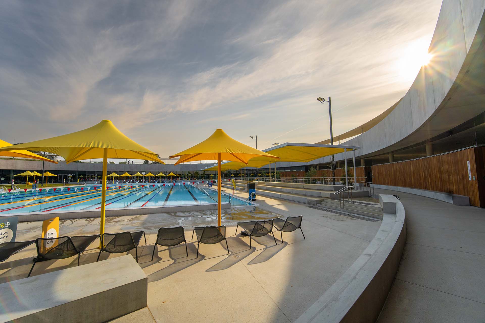 Parramatta Aquatic Center realizzato con la tecnologia modulare di Myrtha Pools