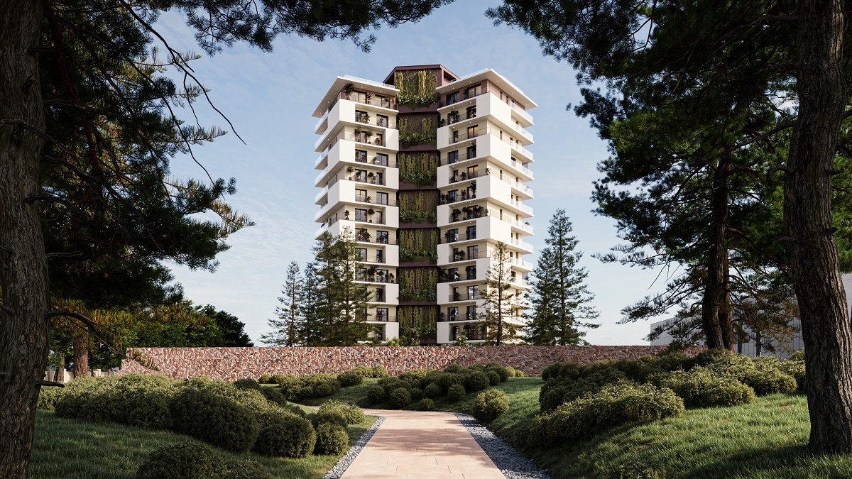Torre Mare sul lungomare di Salerno