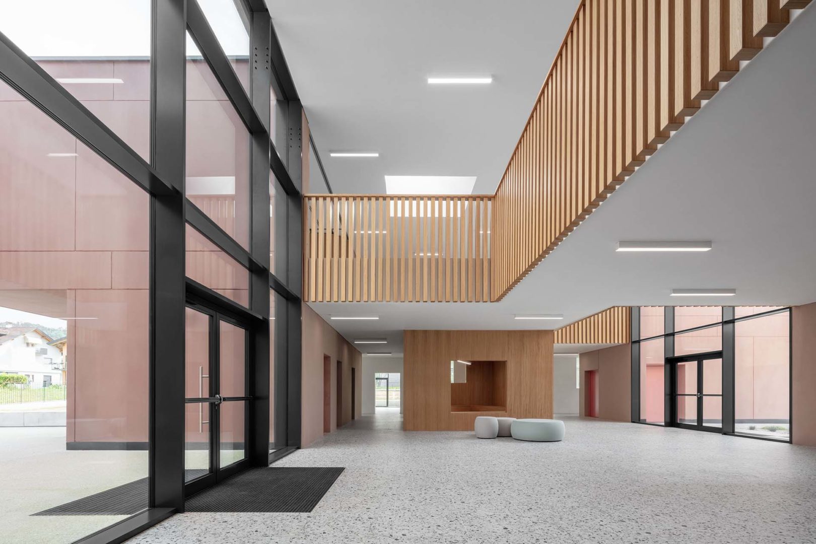 1 Premio Edifici direzionali FACCHINELLI GIANLUCA Nuova Scuola Puos dAlpago Alpago scuola puos agorà