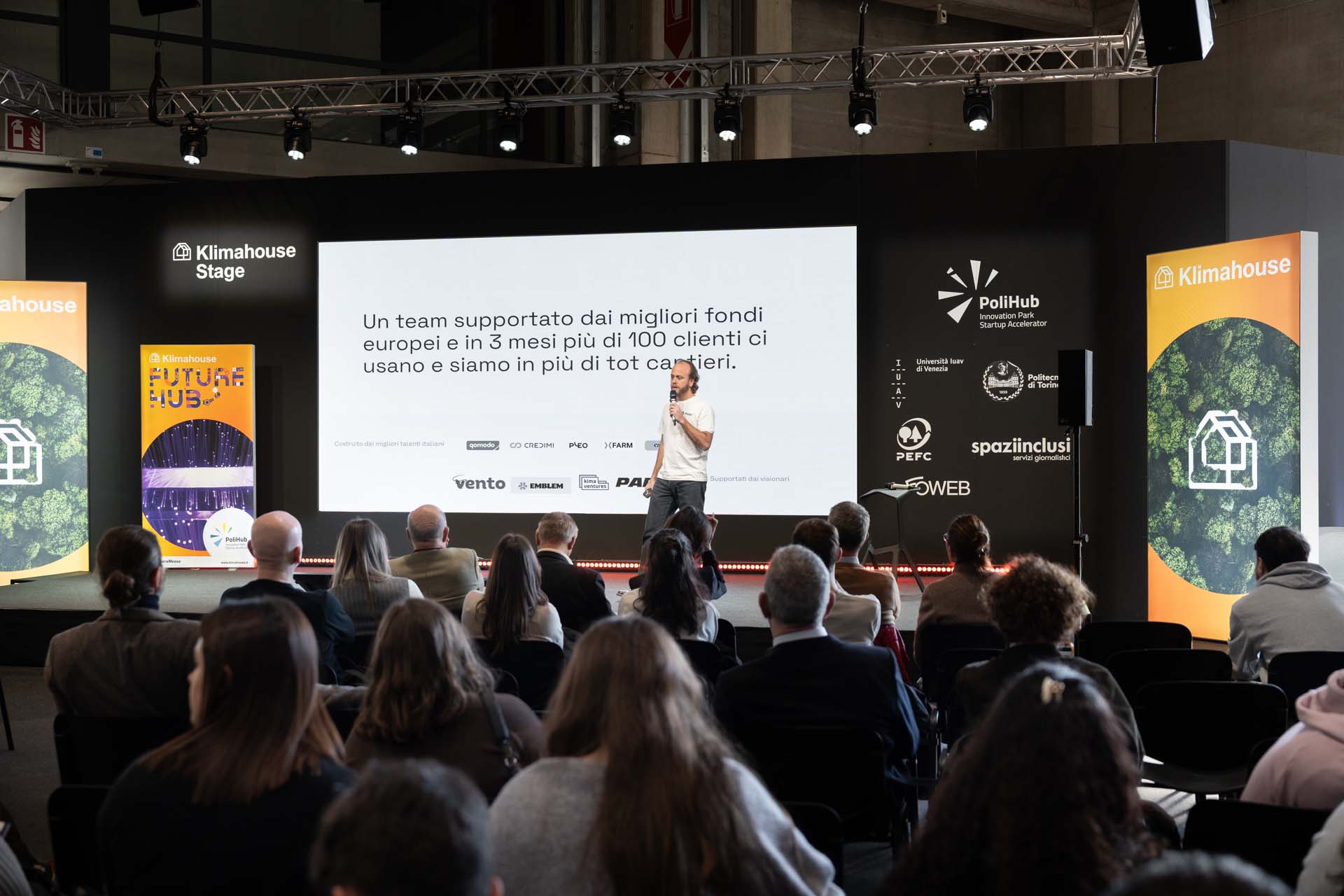 Presentazione del progetto di Pillar vincitore nella sezione Late Stage | ©FieraMesse Marco Parisi