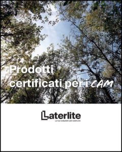 Laterlite brochure dei prodotti certificati per i Cam