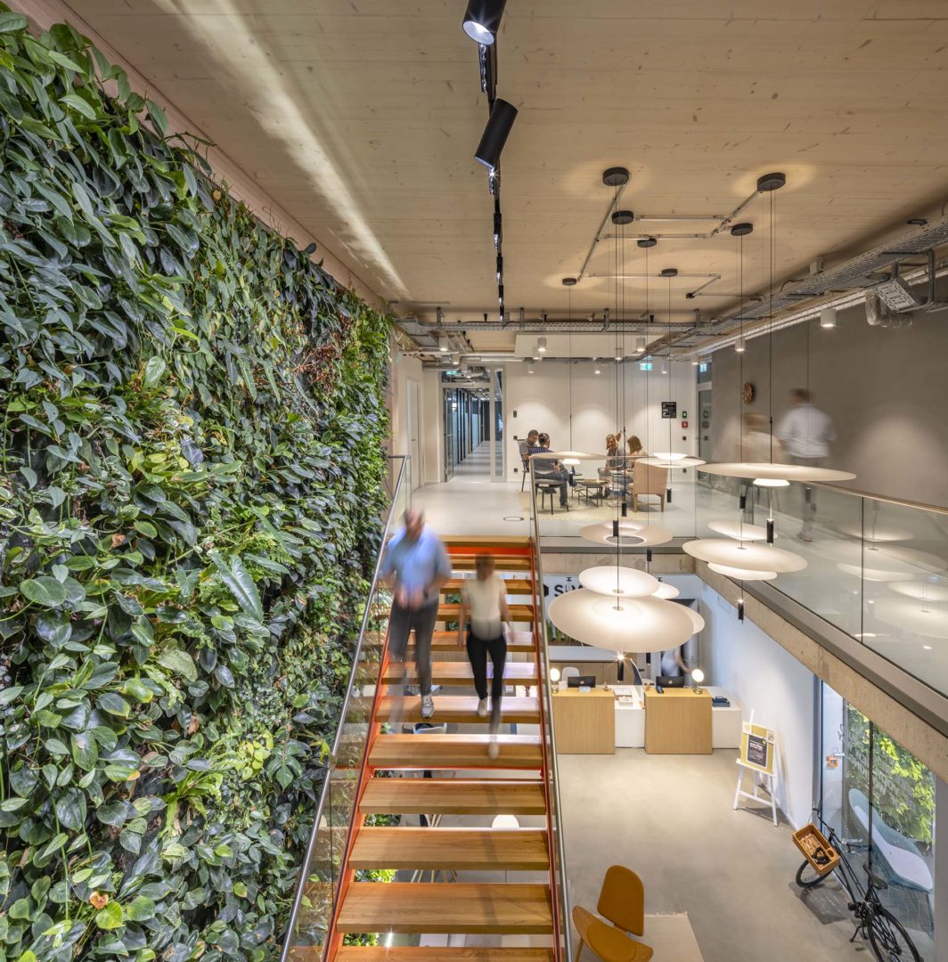 Spazi di coworking al piano terra