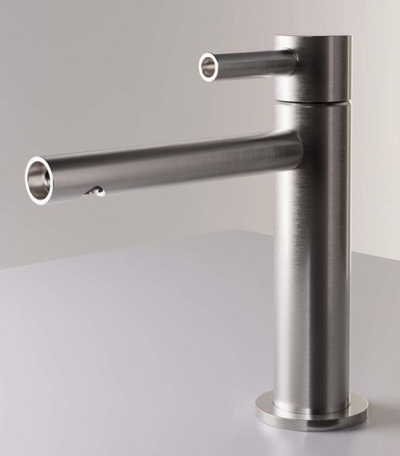 Zazzeri Tubex acciaio satinato con manetta a leva