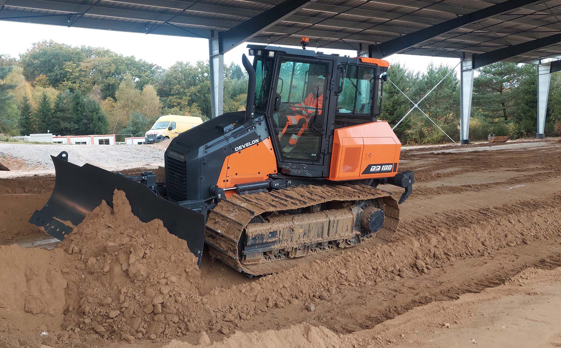 Dd100 consente il massimo controllo dell'angolo di scavo