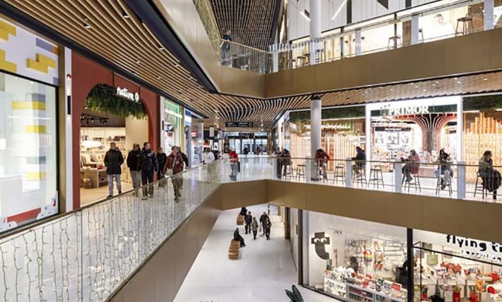 Walther Park spa interno0 del centro commerciale | ©Lorenzo Bartoli per Saint-Gobain Italia