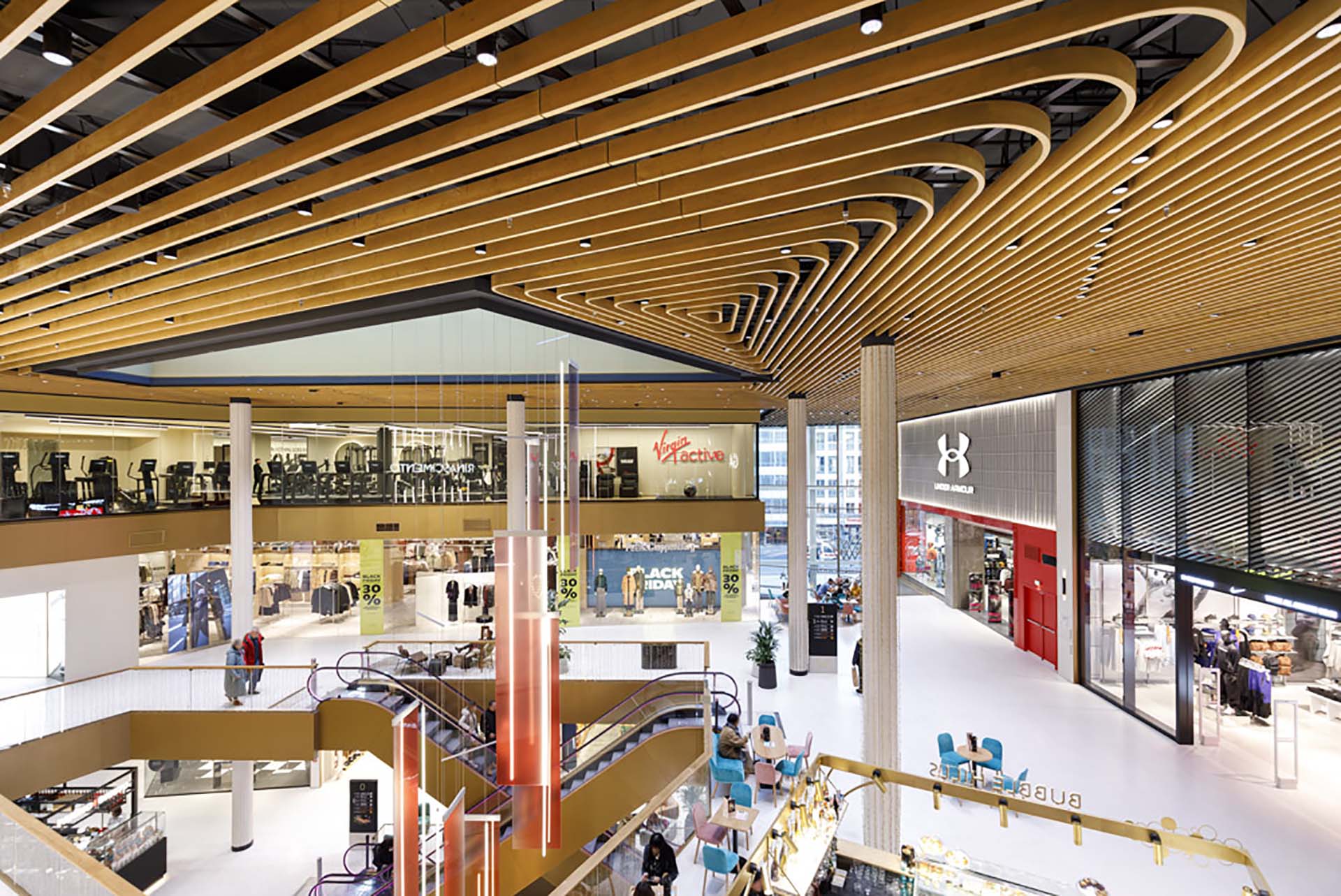 Walther Park spa interno0 del centro commerciale | ©Lorenzo Bartoli per Saint-Gobain Italia